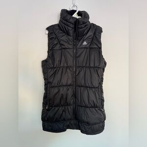 Adidas Black Athletic Puffer Vest